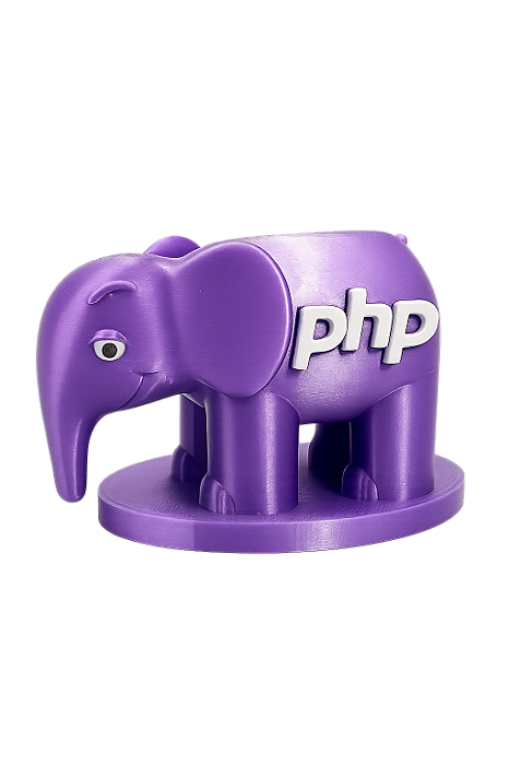 Boneco Mascote 3d Php Elephant Ótimo Para Desenvolvedores
