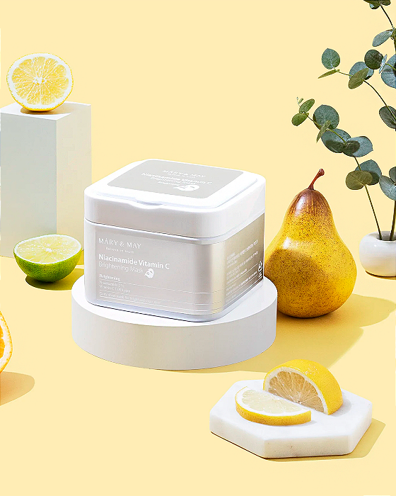MARY & MAY - Niacinamide Vitamin C Brightening Mask 30 Unidades 400g