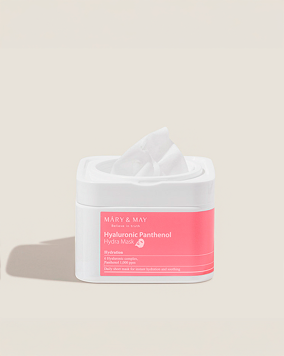 MARY & MAY - Hyaluronic Panthenol Hydra Mask 30 Unidades 400g