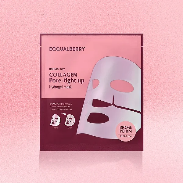 EQQUALBERRY - Collagen Pore-Tight Up Hydrogel Mask