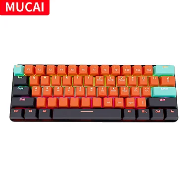 MUCAI MKA610 - Teclado gamer mecânico 60%
