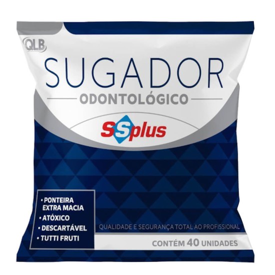 Sugador Odontológico Descartável SSplus - Qualybless