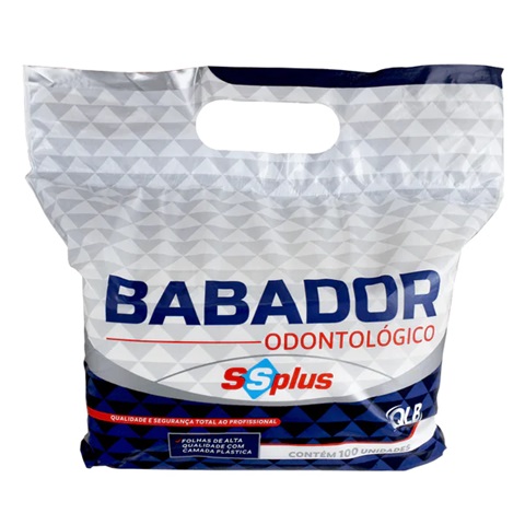 Babador Impermeável Branco SSplus - Qualybless