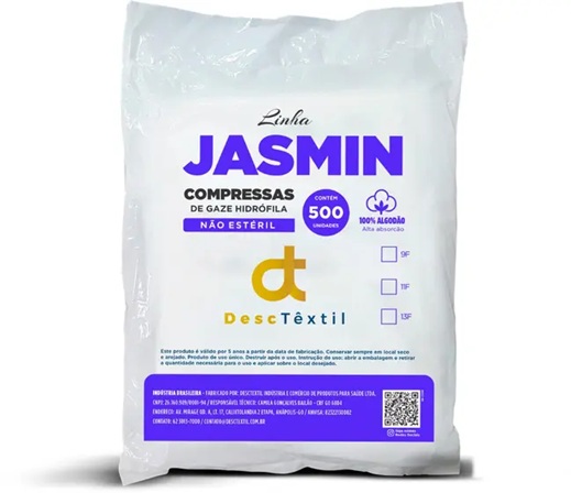 Compressa de Gaze 9 Fios Não Estéril - Jasmin