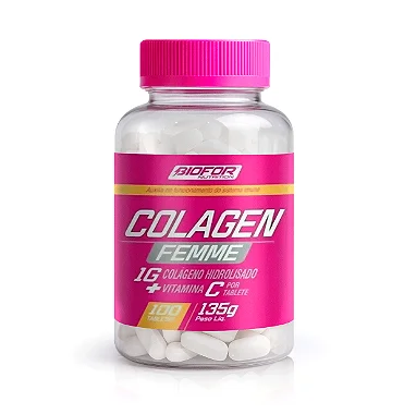 Colágeno Hidrolisado 1000mg + Vitamina C - 100 Tabletes