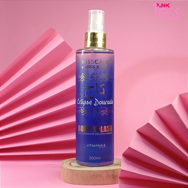 BODY SPLASH ECLIPSE DOURADO ÁRABE MISSCARE BY MISS RÔSE