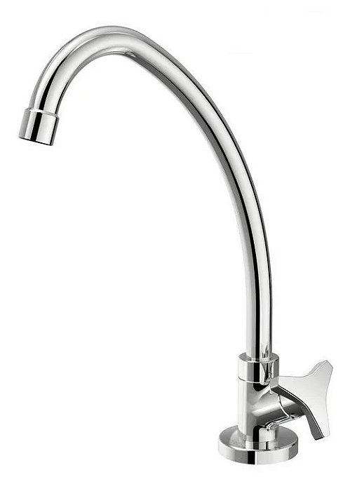 Torneira De Cozinha Bancada Nova Gyro 1198-Ngy-Cr Cromada