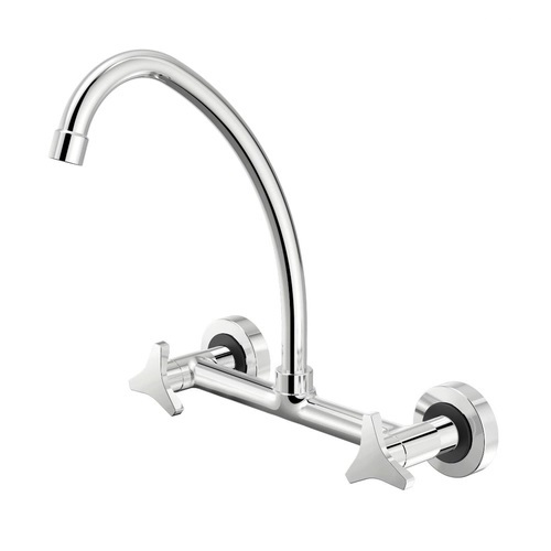 Torneira Misturador de Parede para Cozinha Nova Gyro 1256-Ngy-Cr Cromado