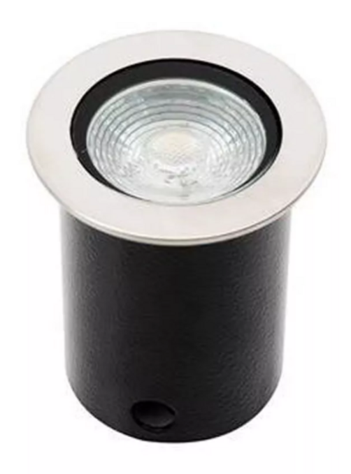 Embutido De Solo e Piso De Led 3927-s-ie 4w 2700k Inox Interlight
