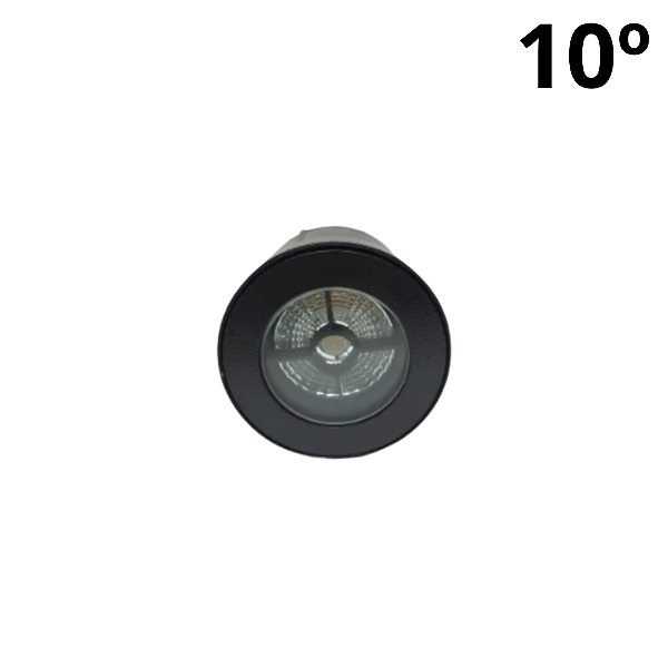 Embutido De Solo e Piso De Led 3649-fe-s-pm 8w 2700k 10º Preto Interlight Com Antiofuscante