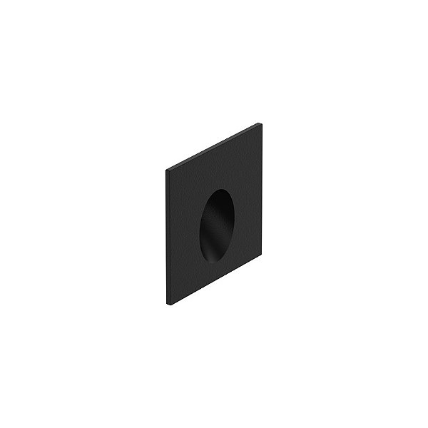 Balizador Arc De Embutir Quadrado 3961c-s-pm 0,75w 2700k Preto Interlight