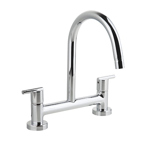 Torneira Misturador de Bancada para Cozinha Gioia 1256-GIO-CR Cromado -Fabrimar