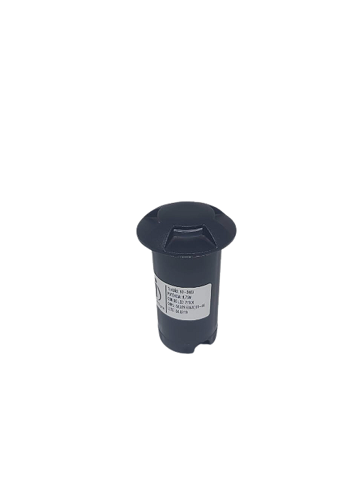 Balizador De Embutir 4 Saídas 3923-s-pm 0,75w 2700k Preto Interlight