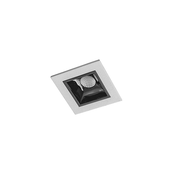 Spot de Embutir Picco 4991-ab-s-bm 3w 2700k Branco/Preto Interlight