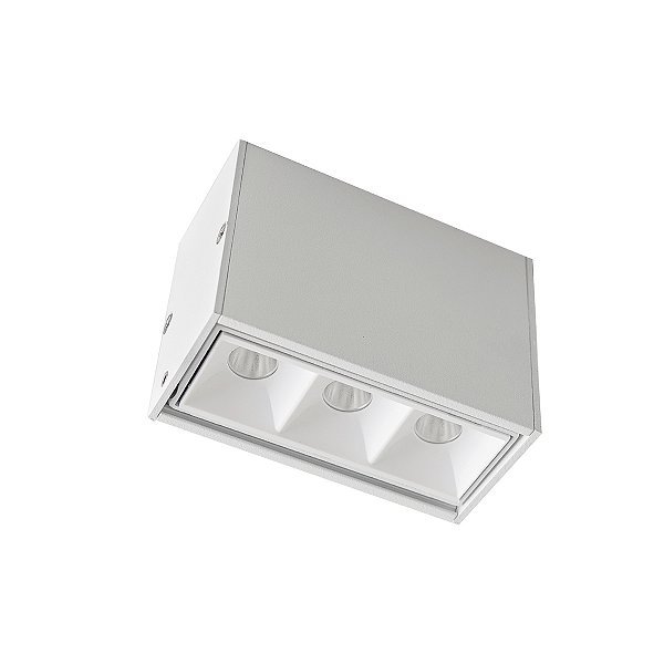 Spot de Sobrepor Picco Orientável 2782-ab-s-bm/rb 7w 2700k Branco Interlight