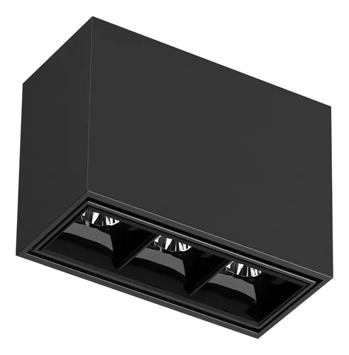 Spot de Sobrepor Picco Orientável 2782-ab-s-pm 7w 2700k Preto Interlight