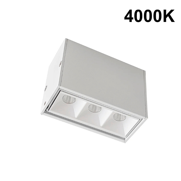 Spot de Sobrepor Picco Orientável 2782-ab-n-bm/rb 7w 4000k Branco Interlight