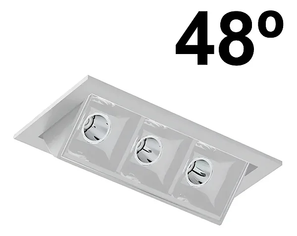 Spot de Embutir Picco Orientável 4582-ma-s-bm/rb 7w 2700k Branco Interlight 48º
