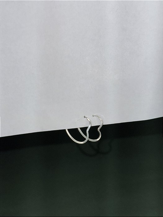 Brinco Argola Coração