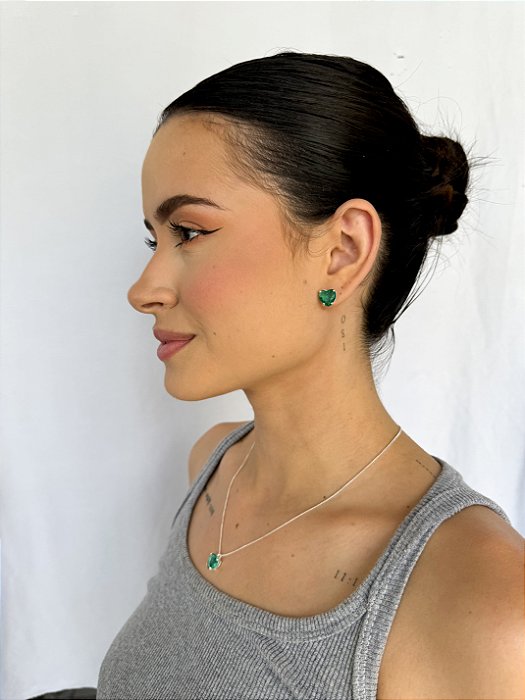 Conjunto Coração Verde