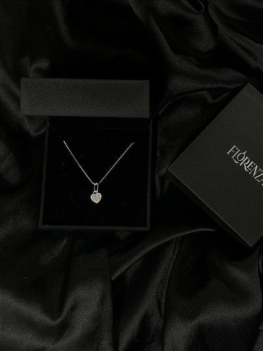 Colar Coração Cristal