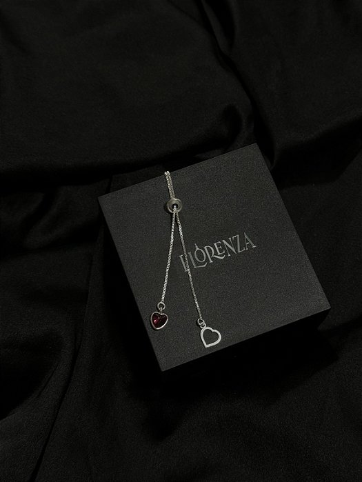 Gravatinha Coração Vermelho Regulável