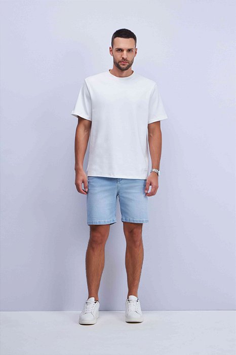 CAMISETA COMFORT EM MALHA DE ALGODÃO