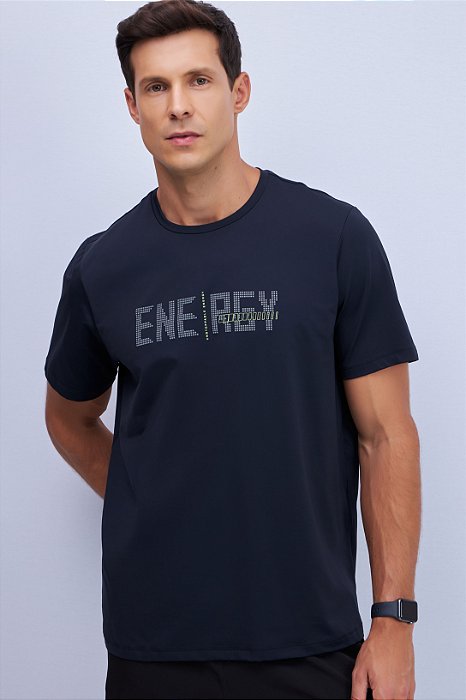 CAMISETA SLIM EM MALHA COM  PROTEÇÃO UV50+