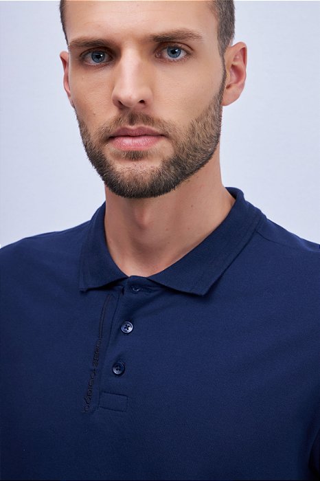 POLO SLIM EM PIQUET COM ELASTANO
