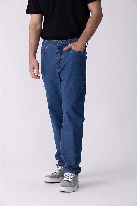 CALÇA COMFORT FIVE POCKETS DENIM WASHINGS