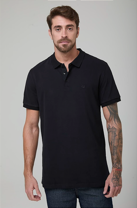 POLO SLIM CLÁSSICA EM MEIA MALHA