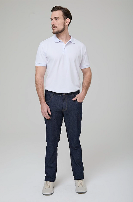 CALÇA SLIM FIVE POCKETS DENIM WASHINGS