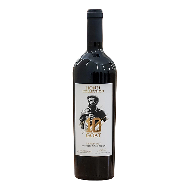 Vinho Lionel Messi GOAT 10 - Sicily Syrah IGT - Segunda Edição