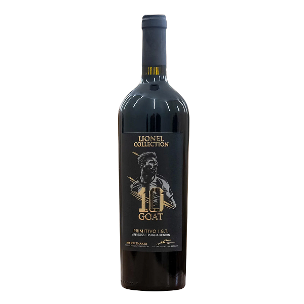 Vinho Lionel Messi GOAT 10 - Puglia Primitivo IGT - Segunda edição