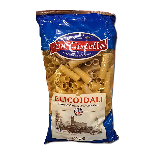 Pasta Italiana di Grano Duro Elicoidali o Rigatoni 500 Gr