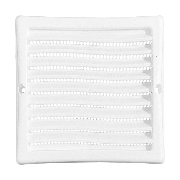 Grelha De Ventilação Quadrada Com Tela De Plástico 15x15 Cm