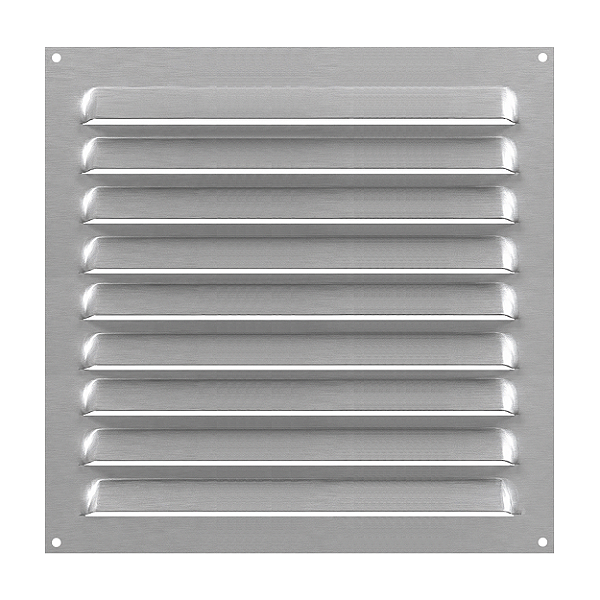 Grelha de Ventilação Em Alumínio 25x25 cm