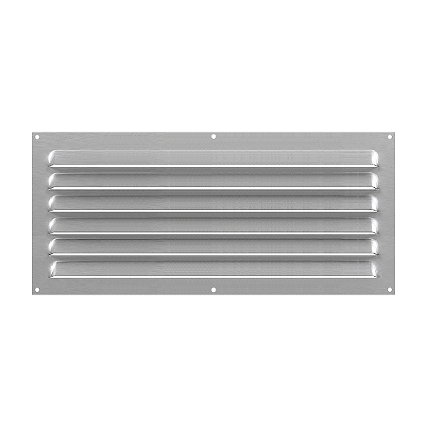 Grelha de Ventilação Em Alumínio 40x20 cm