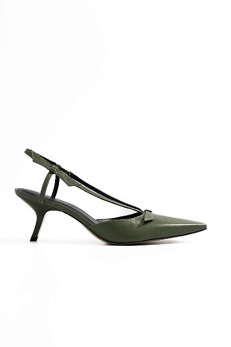 SLINGBACK VANUCIA COM LAÇO E SALTO VIRGULA