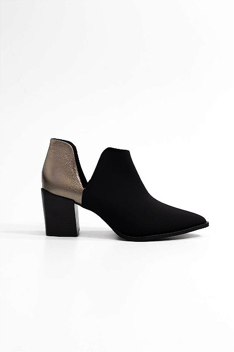 ANKLE BOOT VANUCIA COURO E LYCRA