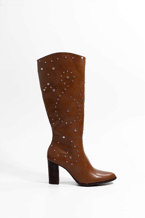 BOTA VANUCIA BOHO COM APLICAÇÃO