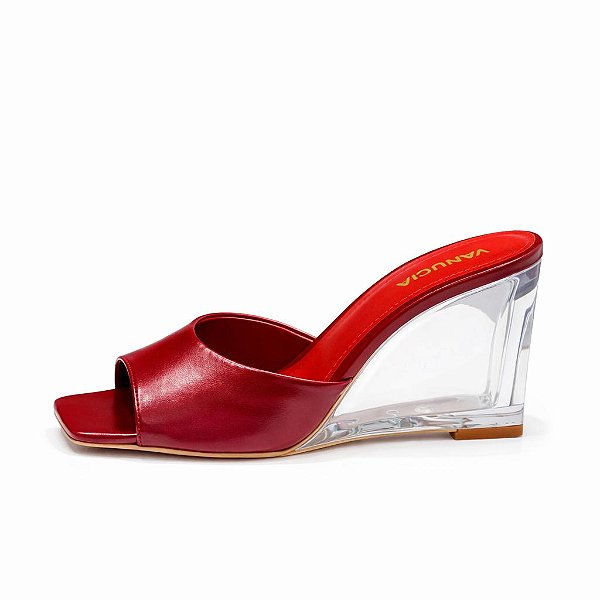 MULE ANABELA VANUCIA SALTO TRANSPARENTE