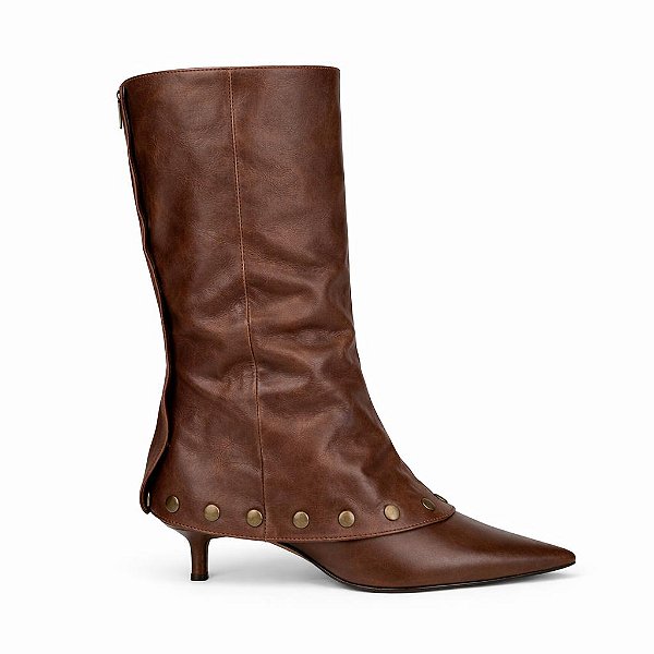 BOTA 2EM1 VANUCIA KITTEN HEELS CAPA REMOVIVEL