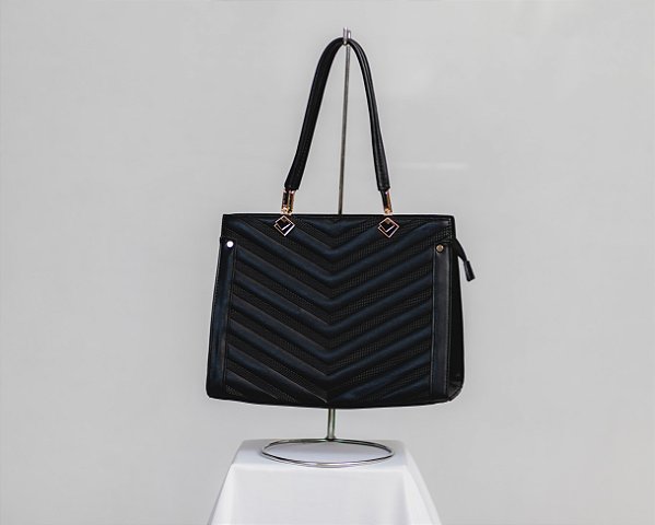 Bolsa Super Style Preta/Marrom