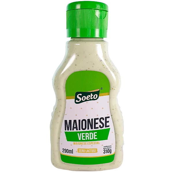 Maionese Verde Zero Lactose Soeto 310 g