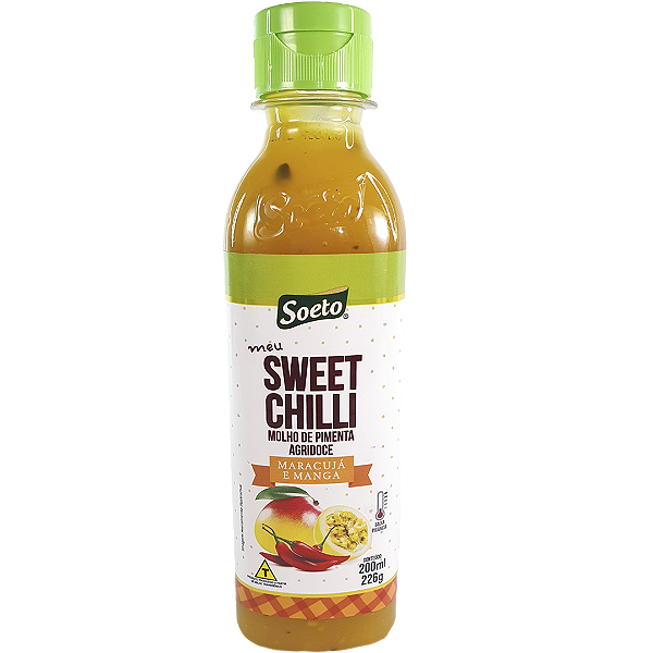 Molho Sweet Chilli Agridoce Maracujá e Manga Soeto 200 ml