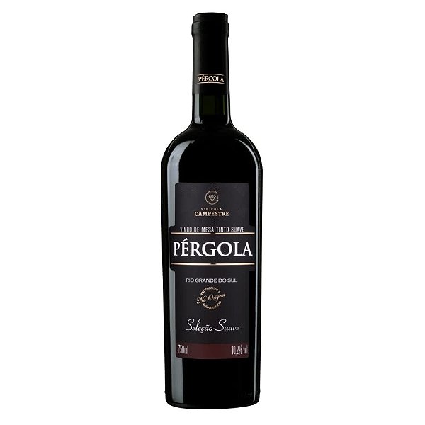 Vinho Pérgola Tinto Suave 1L