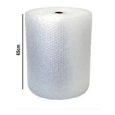 Plástico bolha 65 cm x 50 metros ENVIO IMEDIATO (25 micras)