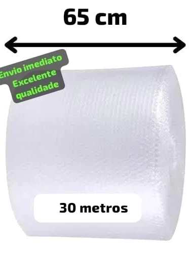 Plástico Bolha 50cm X 30 metros EXCELENTE QUALIDADE 25 micras grosso. ENVIO IMEDIATO