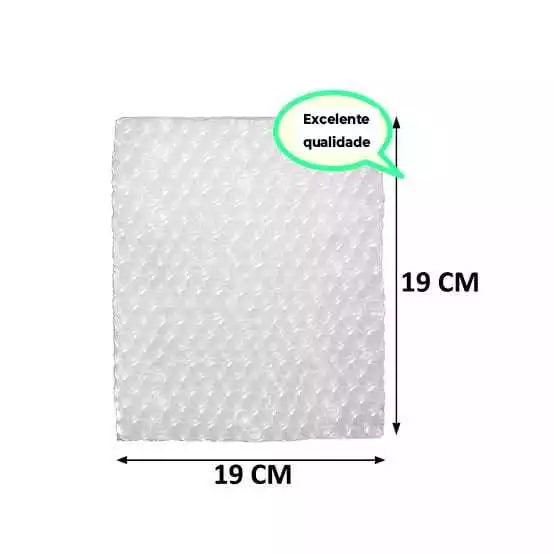 Saco bolha 19 x 19 cm com 100 unidades , Excelente Qualidade e Envio Imediato.